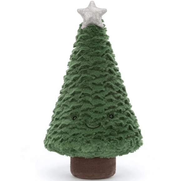 Jellycat Amuseable Blue Spruce Christmas Tree Large 17" Soft Plush BNWT - Picture 1 of 5